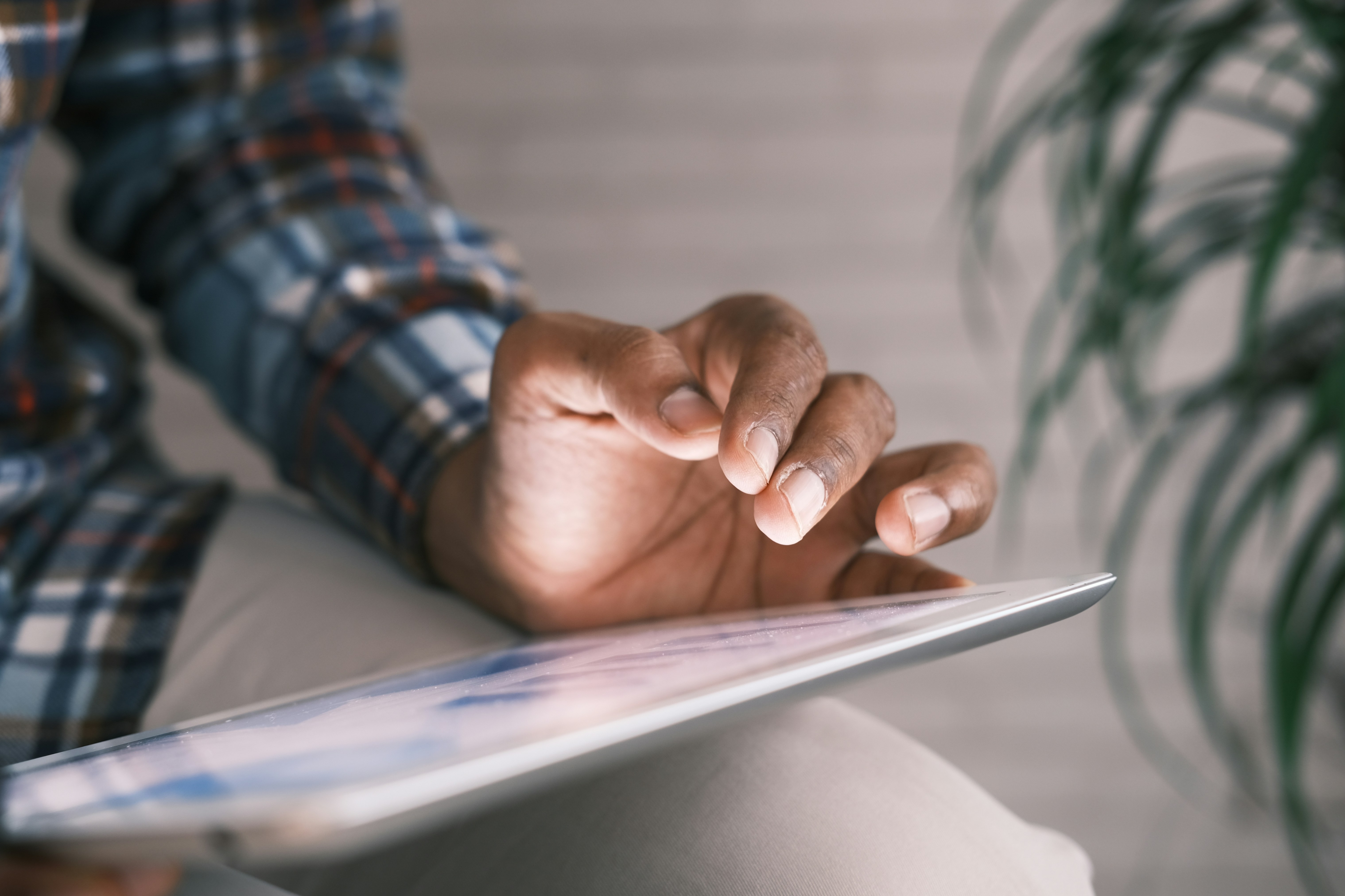 man analyzing reports of venture capital portfolio management